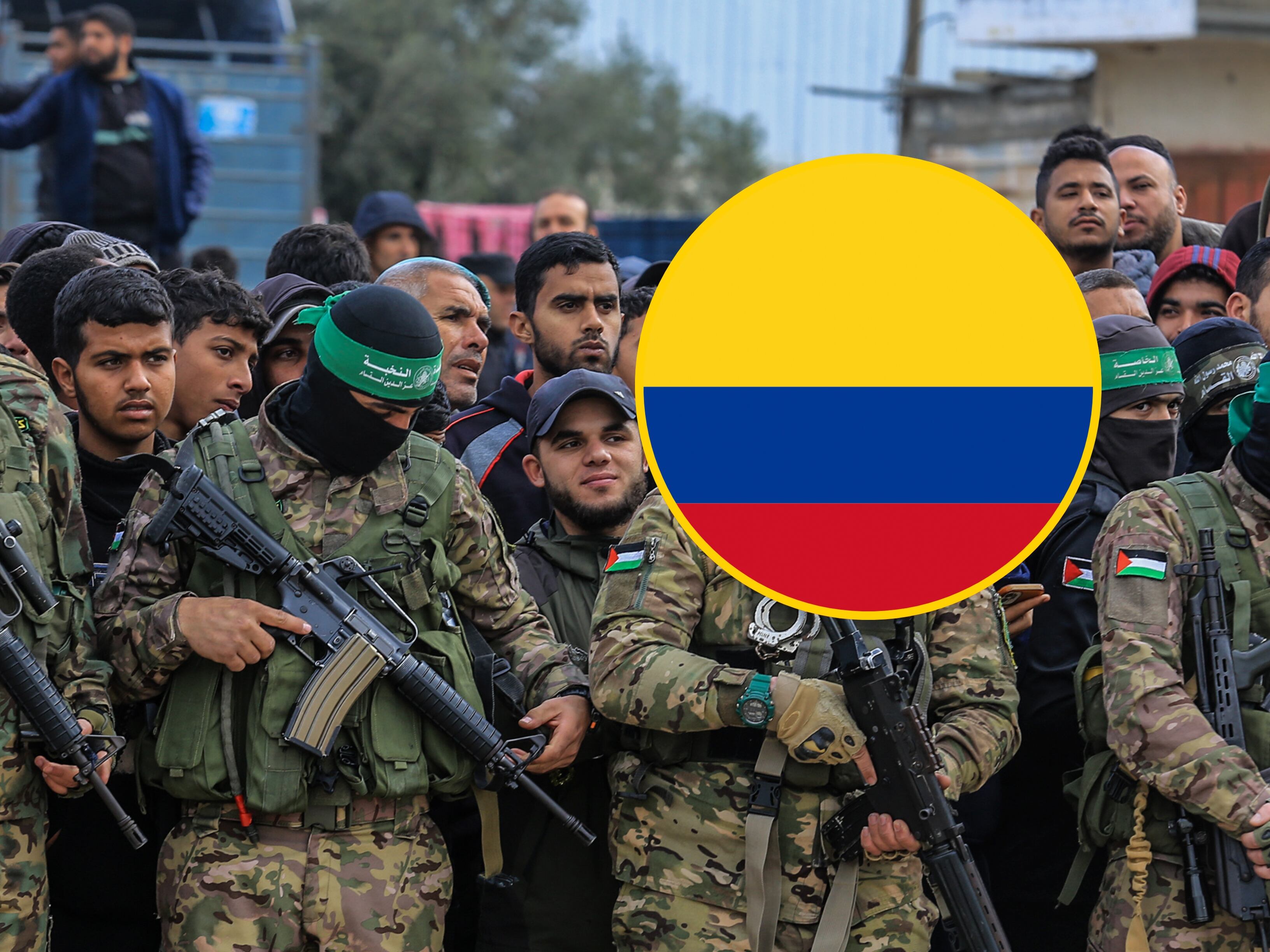 Miembros del grupo militar Hamás, continuará con la liberación de rehenes israelís. FOTO: Abed Rahim Khatib/Anadolu via Getty Images