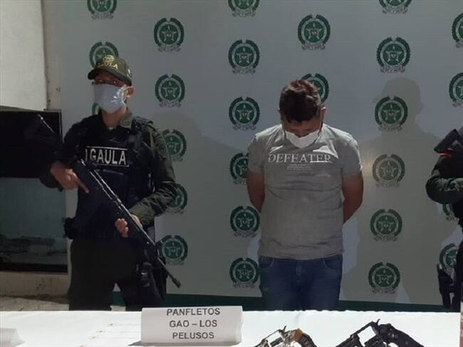 Policía capturó a integrantes del EPL en Ocaña, Norte de Santander. Foto: Cortesía