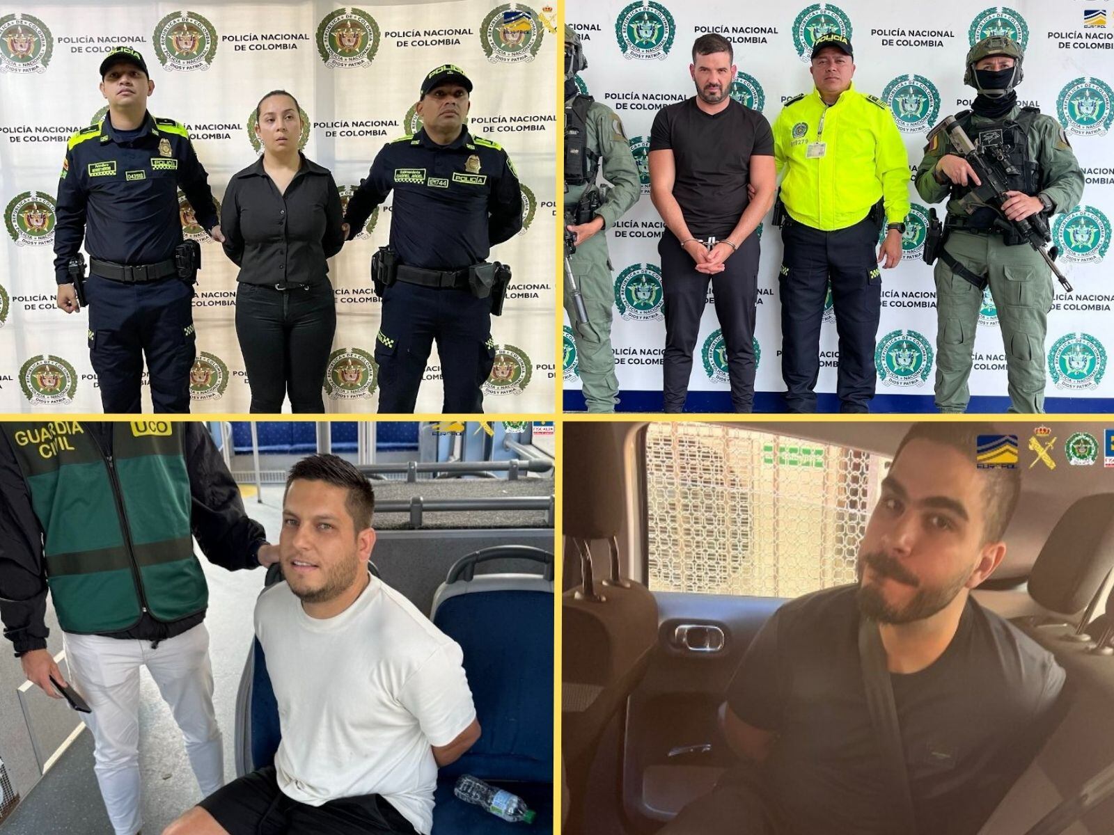 Banda Transnacional liderada por colombianos (foto: Fiscalía General de La Nación)