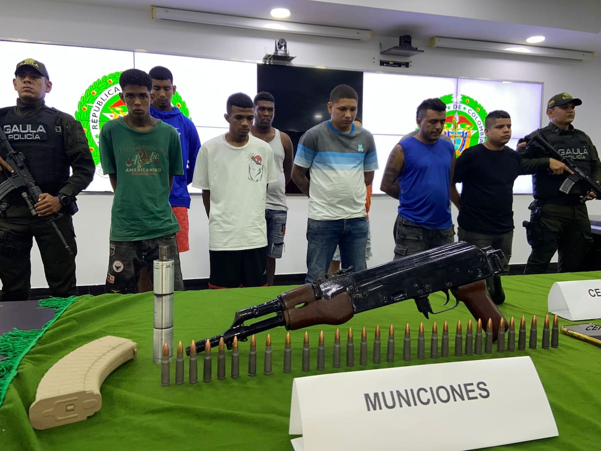 Capturan a 10 presuntos miembros de la estructura criminal ‘Los Pepes’ en Barranquilla