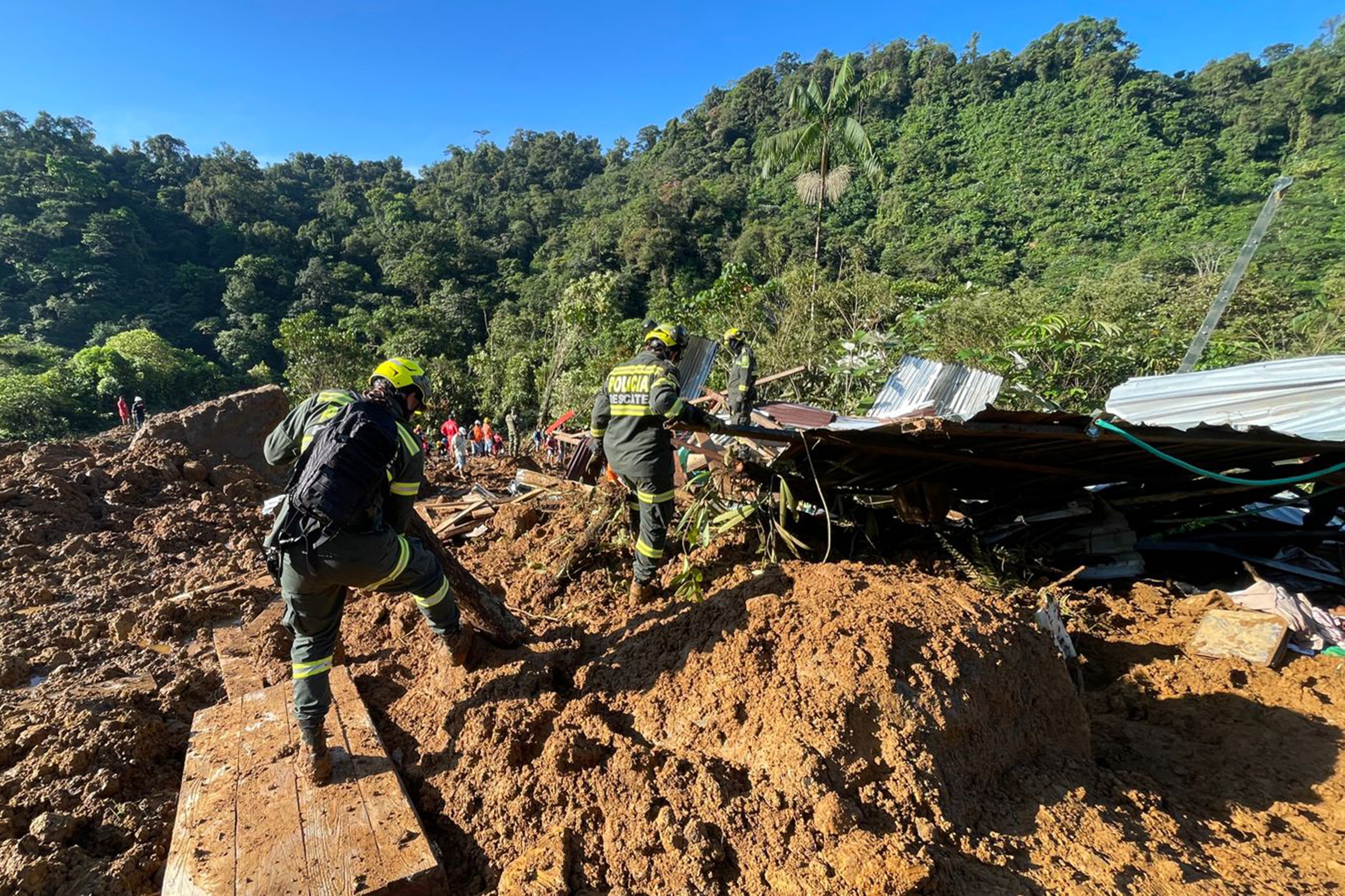 Emergencia en Chocó. Foto: EFE.