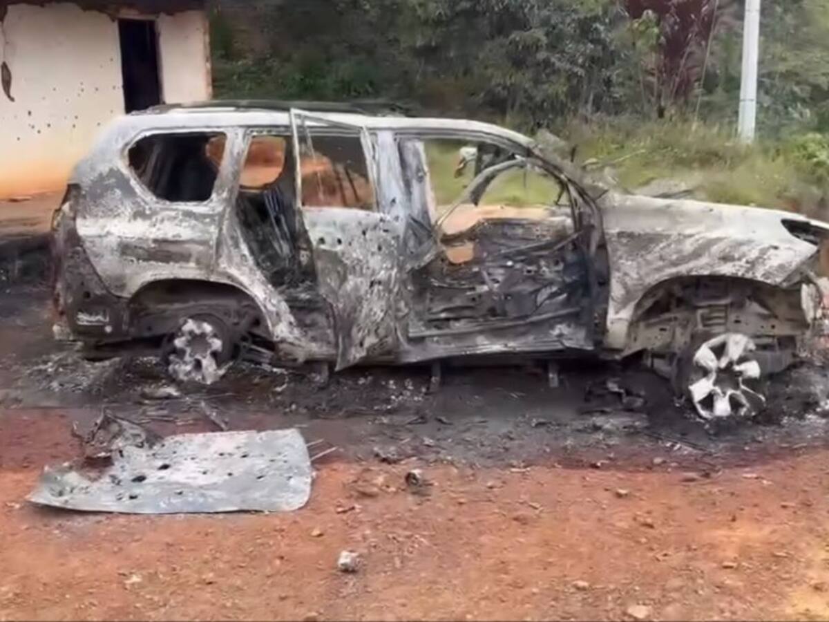 FF.MM. aseguran que destruyeron vehículo en donde se movilizaban disidentes Farc