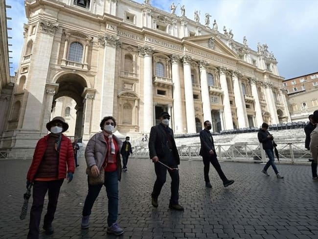 Caso de coronavirus en el Vaticano. Foto: Getty Images