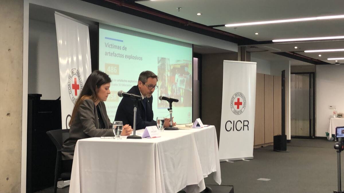 CICR alerta que número de afectados por explosivos como minas aumentó un 40% en el primer trimestre del 2022