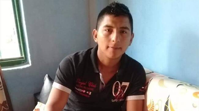 Jimmy Alberto Pacue, fue asesinado en la vía que comunica a los municipios de Santander de Quilichao y Caloto. Foto: Acín