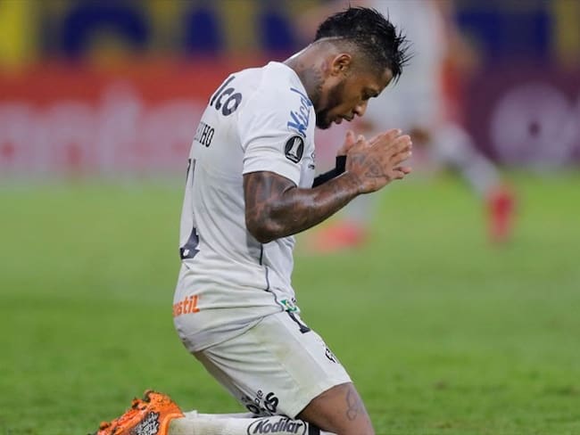Marinho, el jugador del Santos que se solidarizó con Colombia. Foto: Getty Images