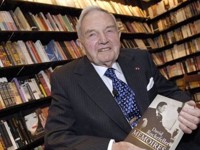 David Rockefeller fue por décadas el patriarca de la familia.. Foto: Agencia AFP