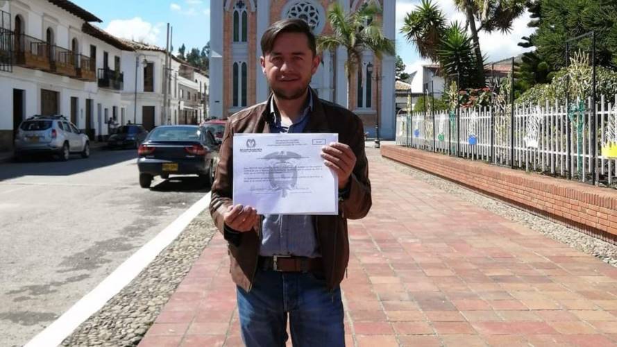 El dirigente político del partido Alianza Verde deja dos hijos menores de edad y su esposa. Foto: Suministrada.