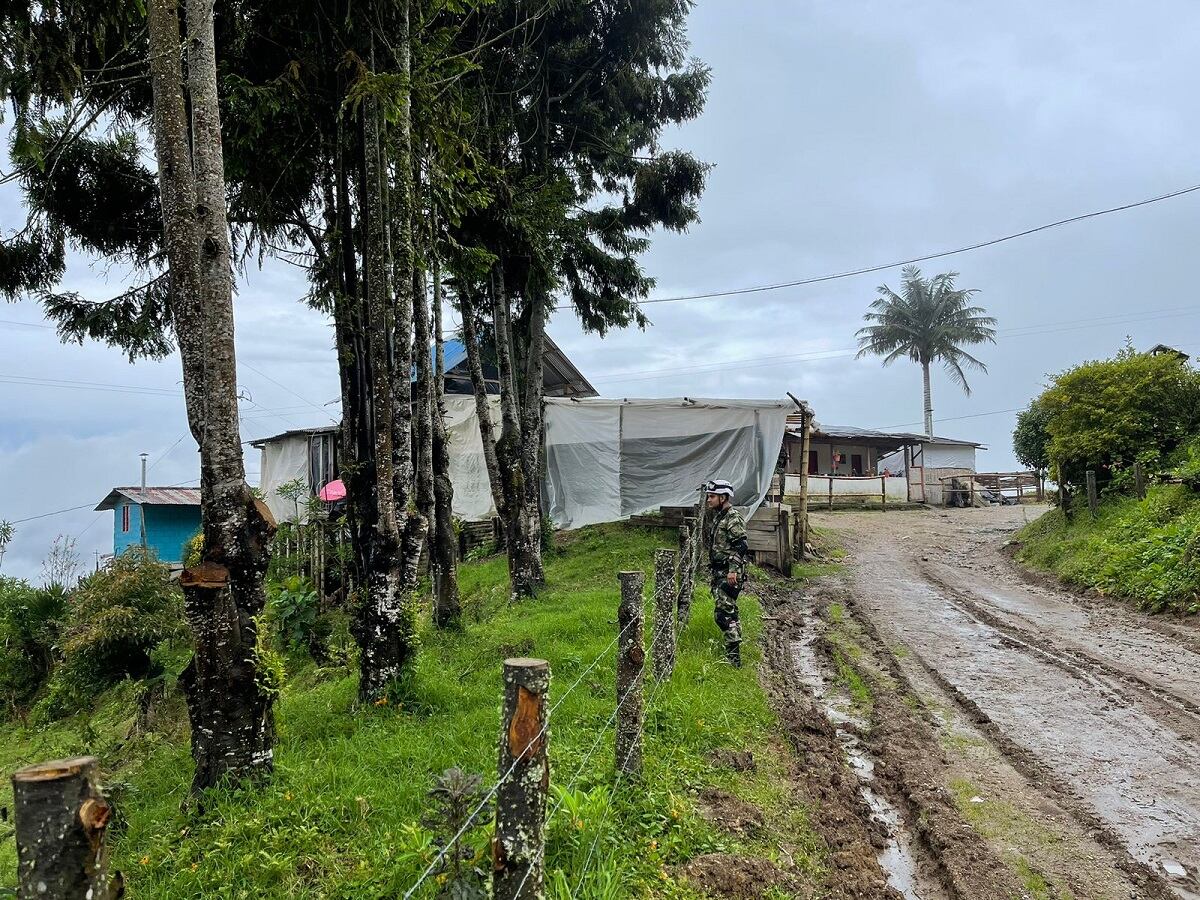 Crédito: La W Radio. Vereda El Papayal de Villamaría, Caldas.