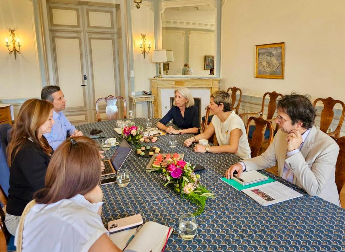 Visita de la primera dama de Colombia a Suiza. Foto: Presidencia.