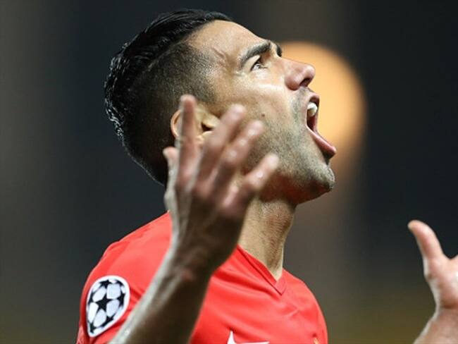 El gol de Radamel Falcao en la derrota del Mónaco ante el Porto. Foto: Getty Images