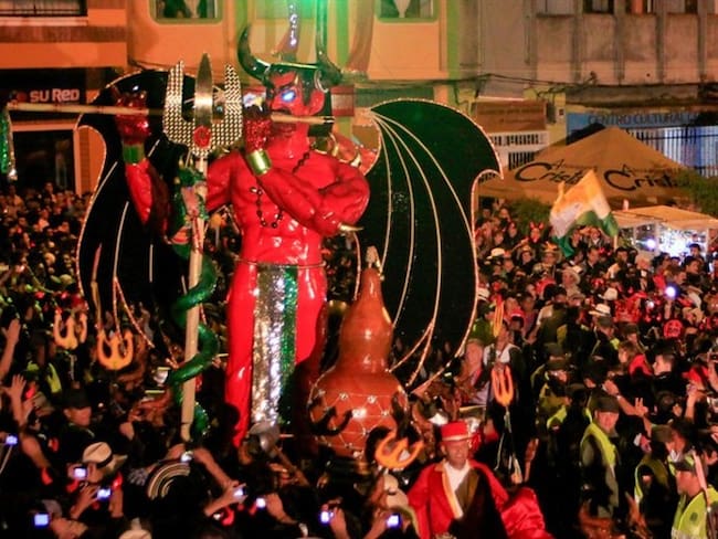 Este fin de semana se cumplió en Riosucio el acto de "Instalación de la República del Carnaval". Foto: Colprensa