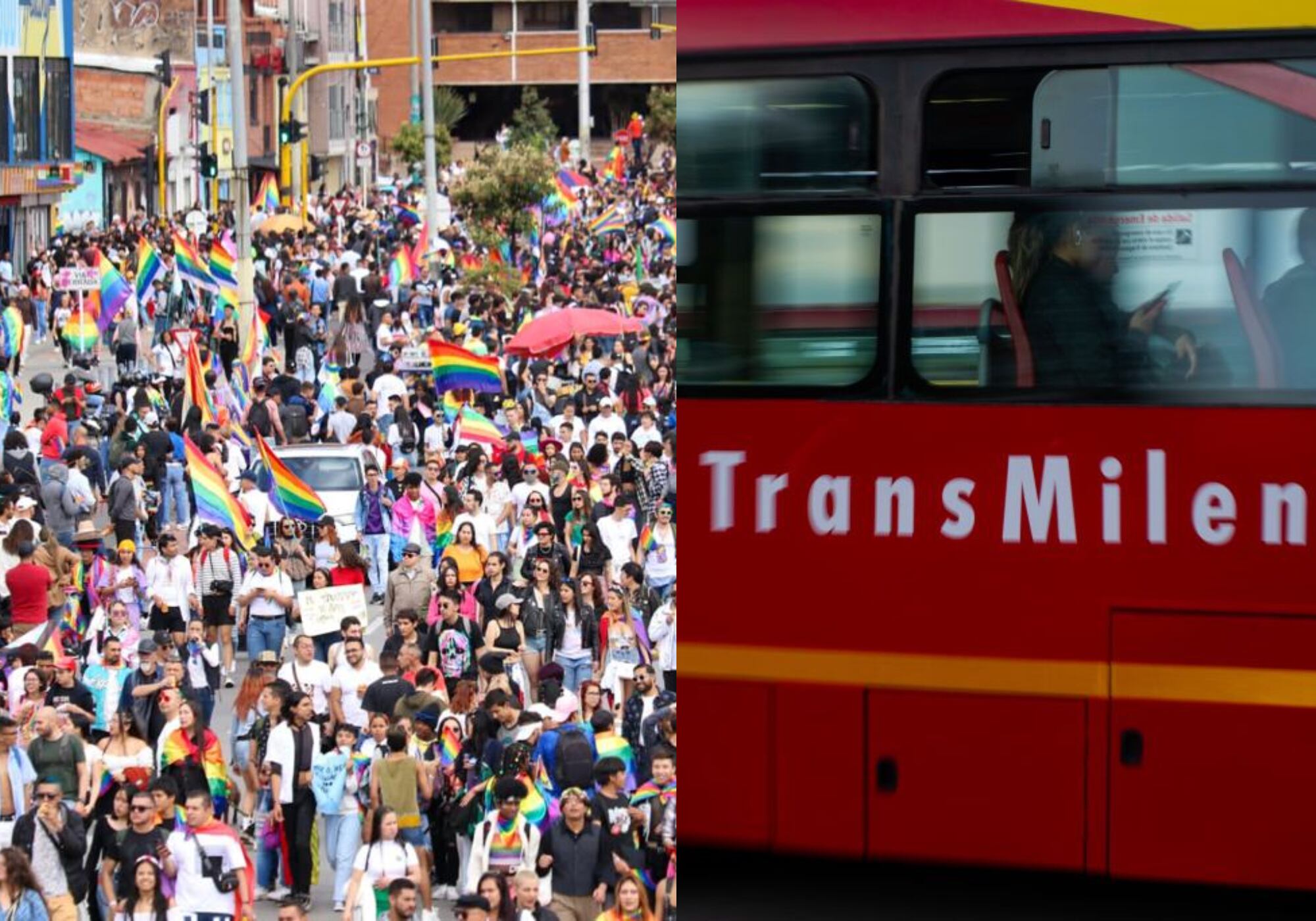 TransMilenio y Marcha del Orgullo 2023