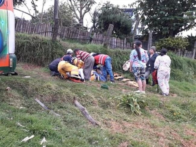 Al menos 11 heridos dejó accidente en el Alto del Vino