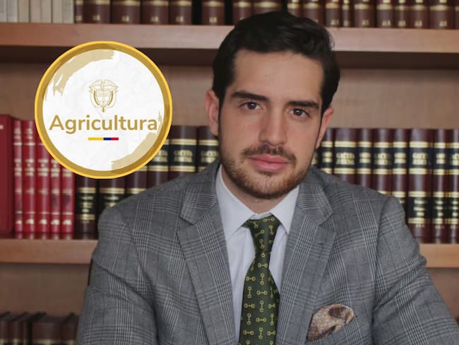 Juan José LafaurJuan José Lafaurie y al lado el logo del MinAgricultura (Fotos vía Cortesía y redes sociales de MinAgricultura)