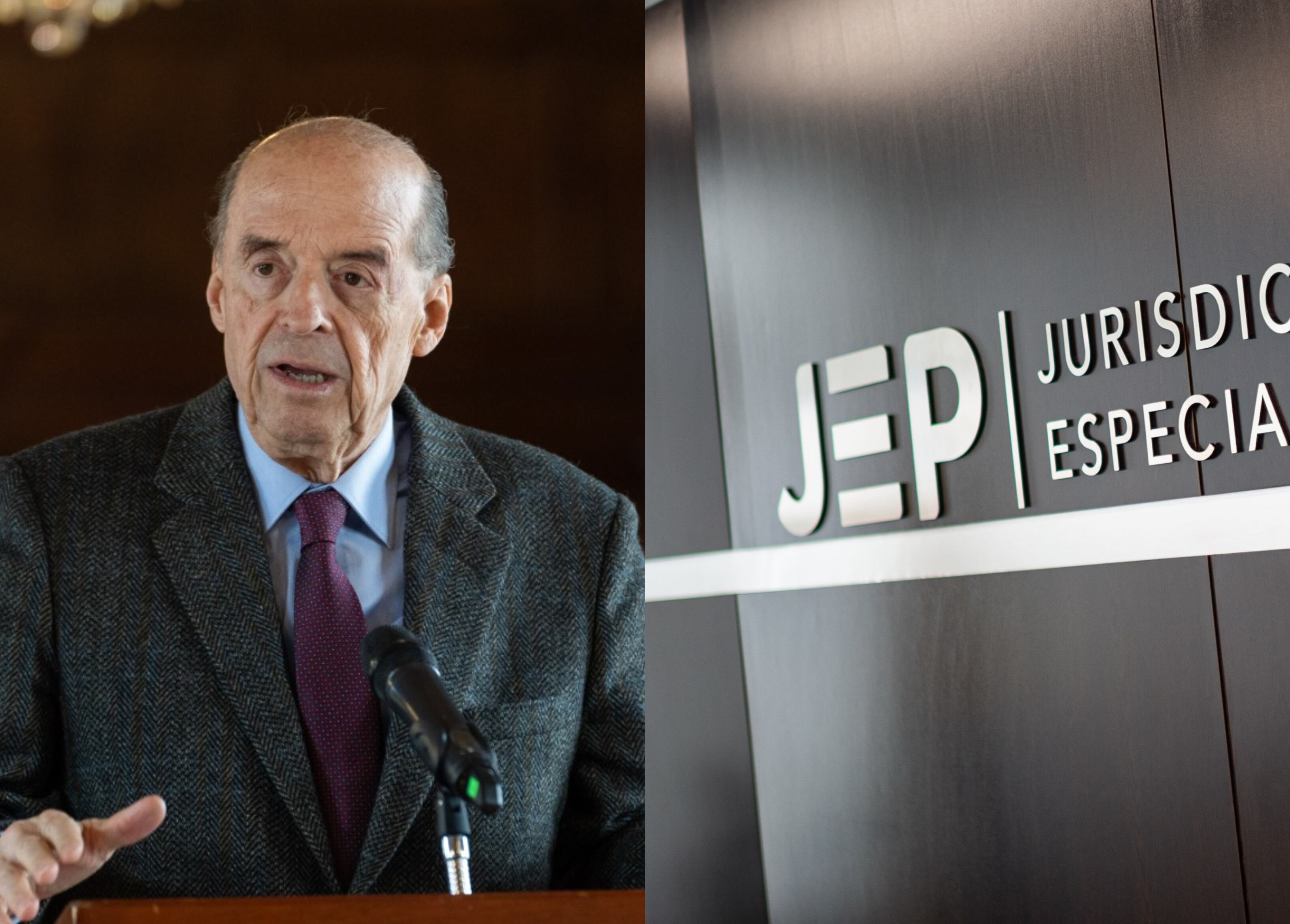 Álvaro Leyva y la JEP | Fotos: Colprensa