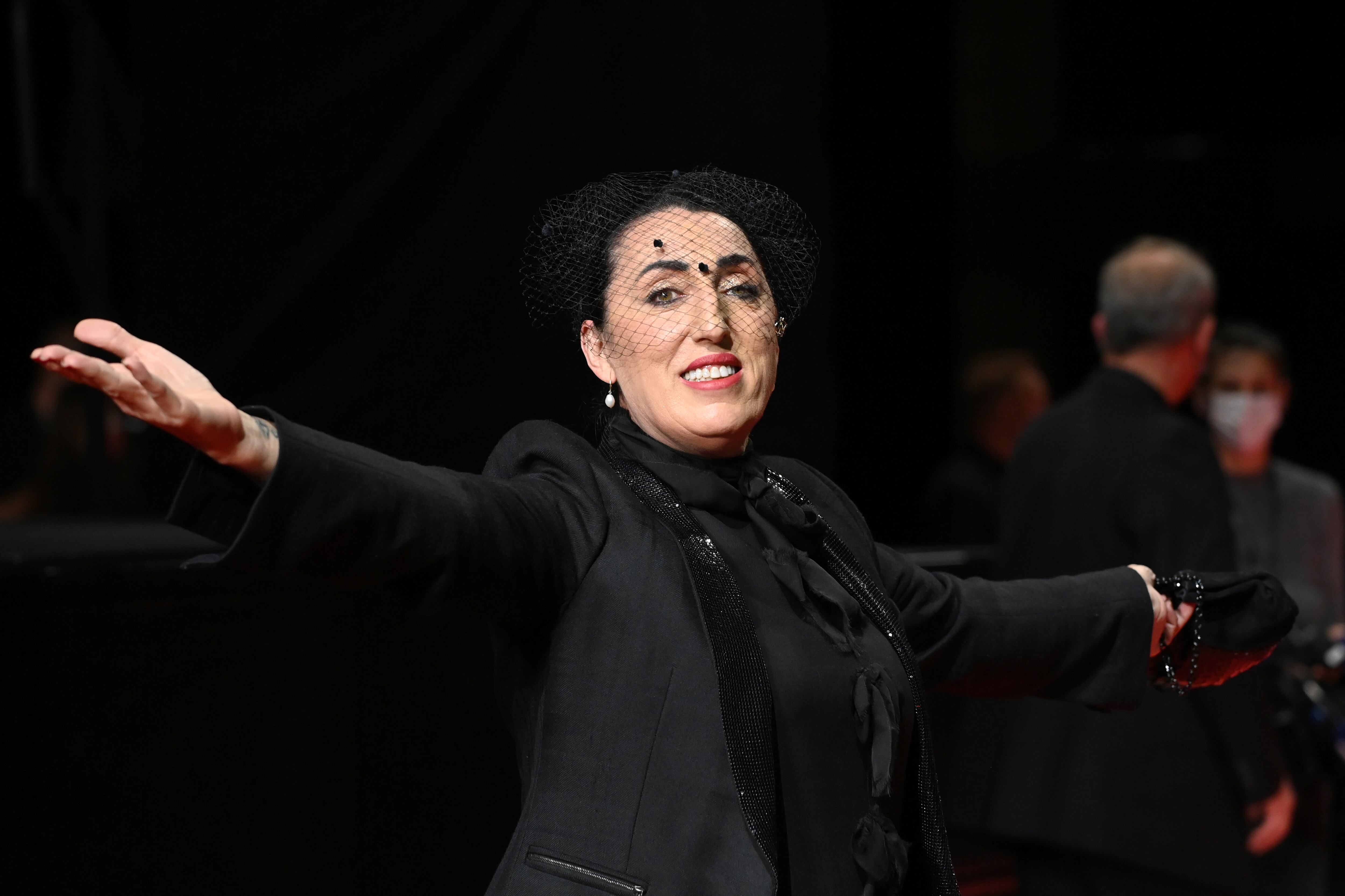 LYON, FRANCE - OCTOBER 09: Rossy De Palma attends the	opening ceremony during the 13th Film Festival Lumiere In Lyon on October 09, 2021 in Lyon, France. (Photo by Pascal Le Segretain/Getty Images)