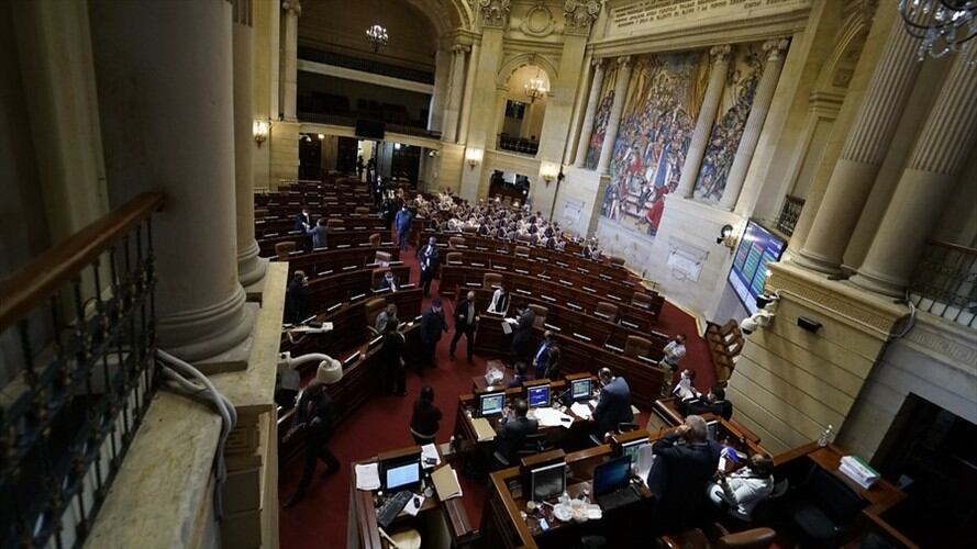 Con 132 votos por el ‘sí’ y 22 por en ‘no’, la plenaria de la Cámara aprobó el informe de conciliación de la reforma tributaria. Foto: Colprensa / CAMILA DÍAZ