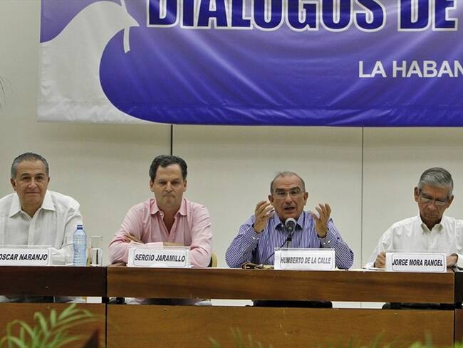 Negociadores del Gobierno