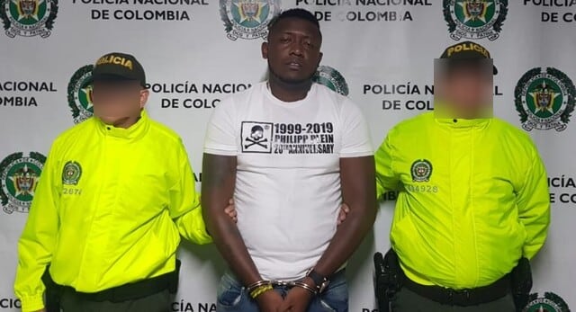 Diego Fernando Bustamante segura, alias 'Diego Optra'. Foto: Colprensa - Policía