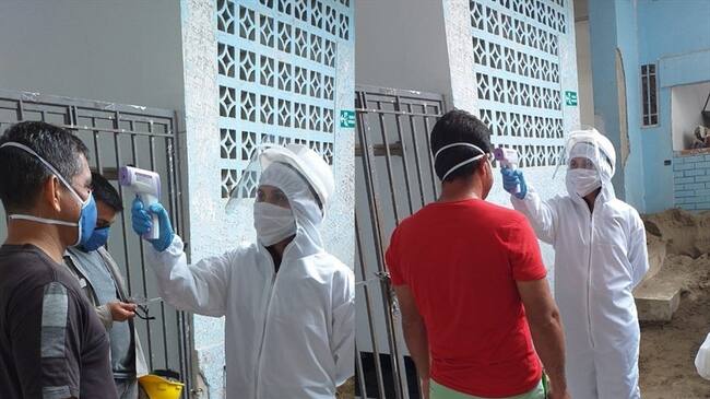 Obras de infraestructuras para las víctimas del conflicto. Foto: Cortesía