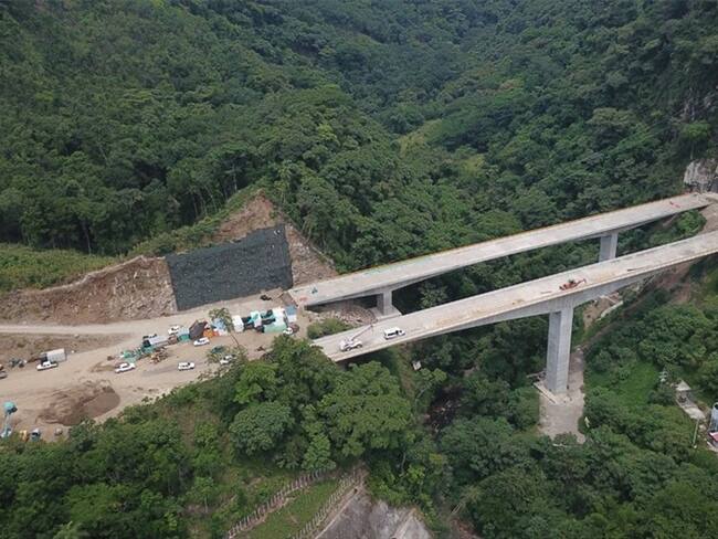 Autopista Conexión Pacífico II, que conectará a Medellín con el Pacífico, el Atlántico y la capital del país, ya tiene un avance del 98,87%. Foto: Agencia Nacional de Infraestructura (ANI)