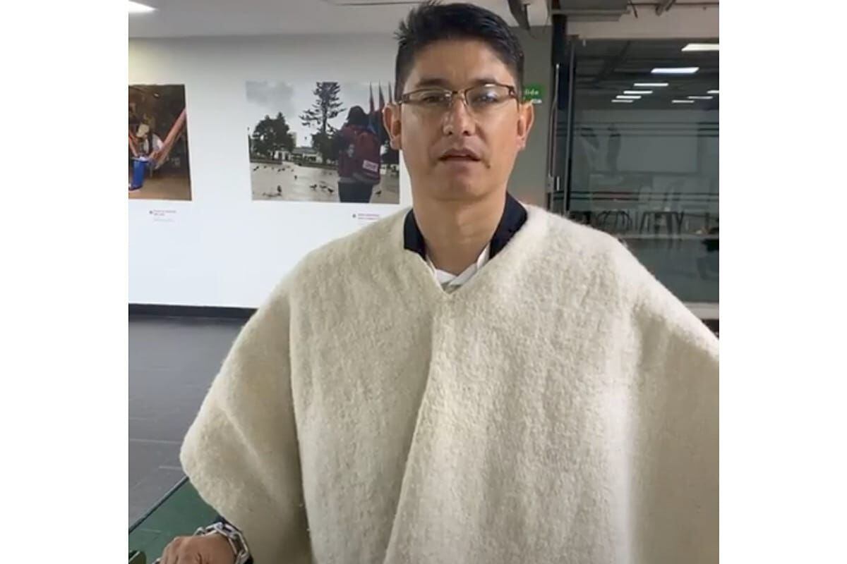 Alcalde de La Vega Cauca. Crédito: Richar Vidal.