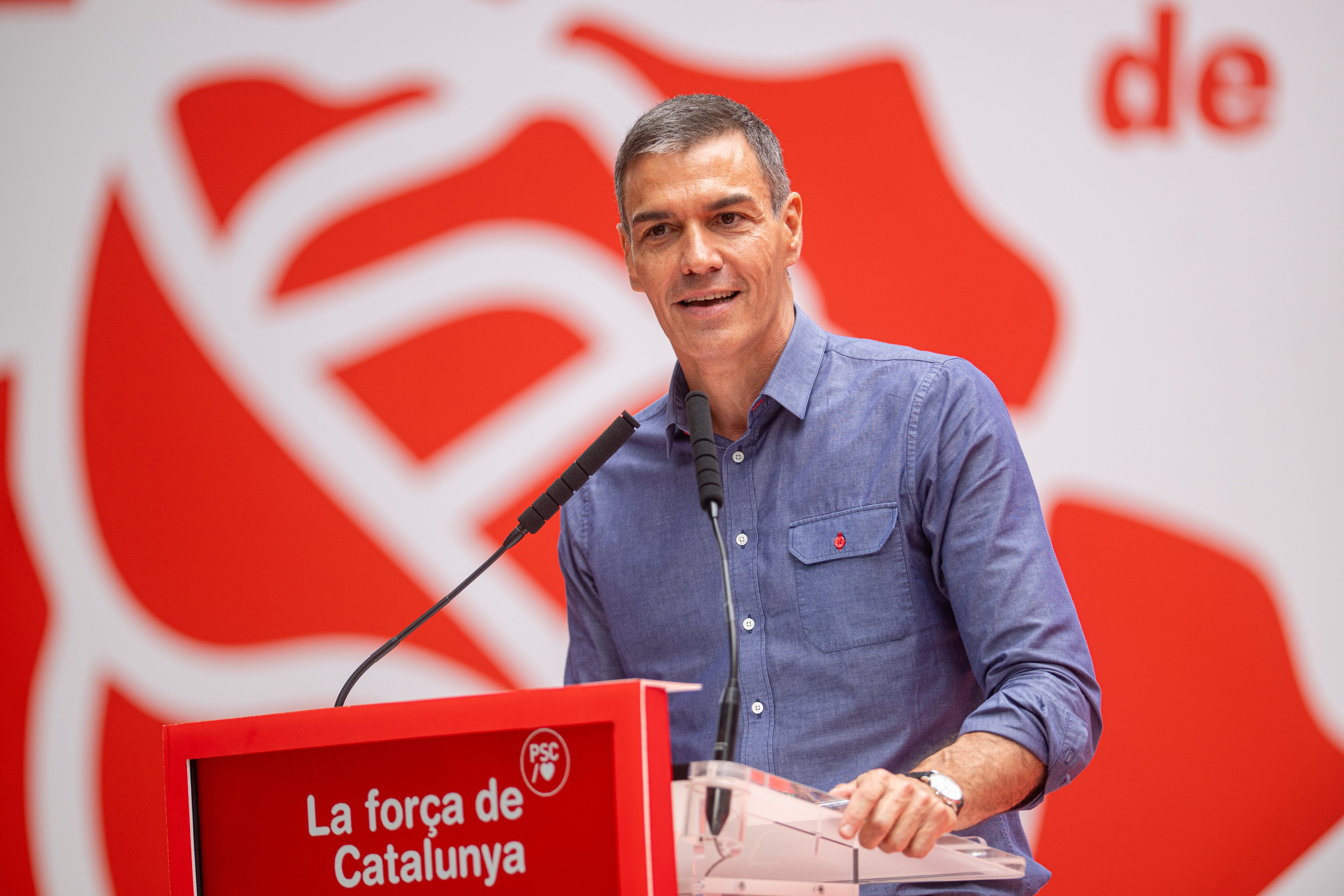 Pedro Sánchez el 21 de septiembre de 2025. FOTO: Lorena Sopena/Europa Press via Getty Images