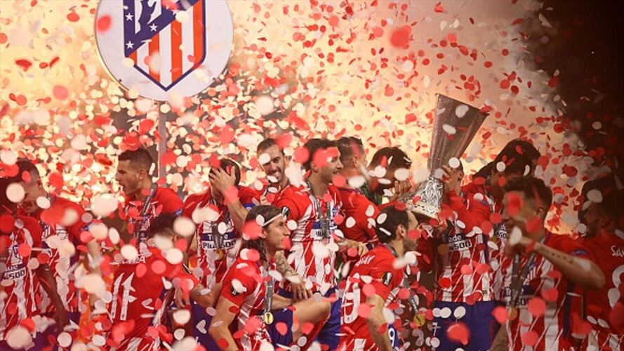 Atlético de Madrid obtuvo por tercera vez la Liga Europa de la UEFA. Foto: Getty Images