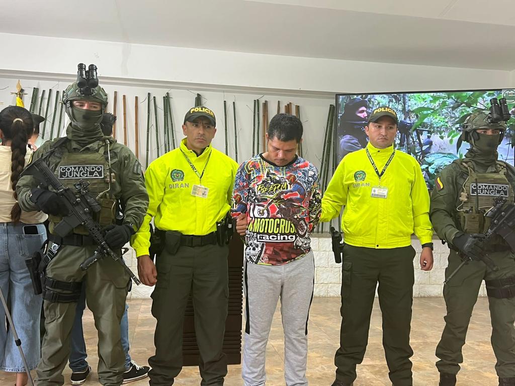 Así cayó alias ‘Vallenato’, cabecilla financiero de disidencias Farc. Foto: Suministrada.