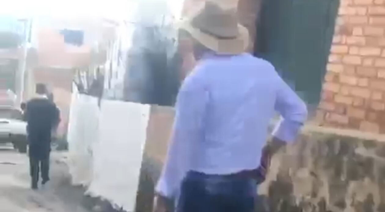 Alcalde de Sotaquirá, Boyacá. Foto: captura de video.