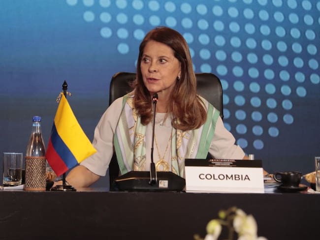 La vicepresidenta y canciller, Marta Lucía Ramírez