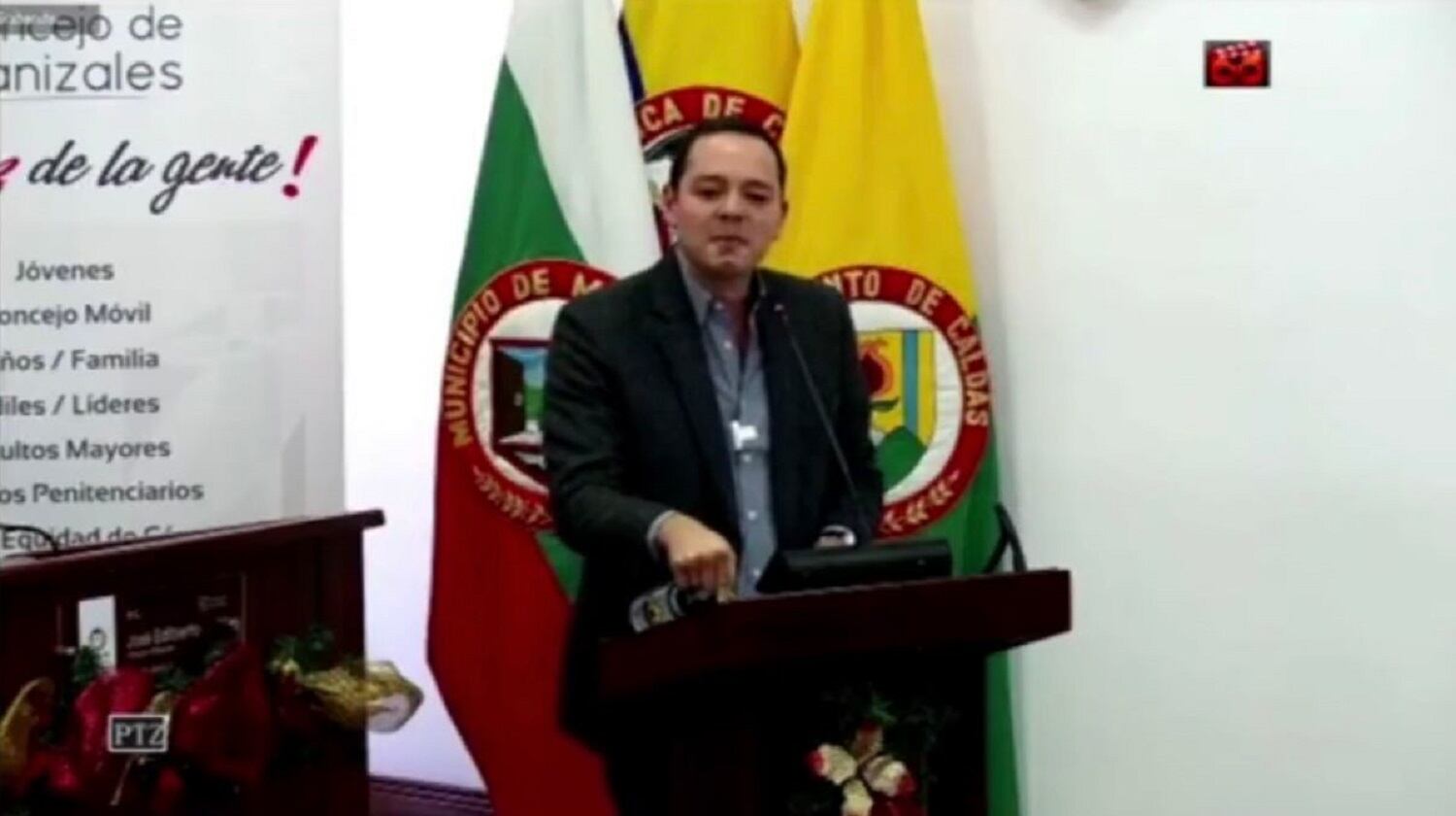 Carlos Mario Marín. Crédito: Concejo de Manizales.