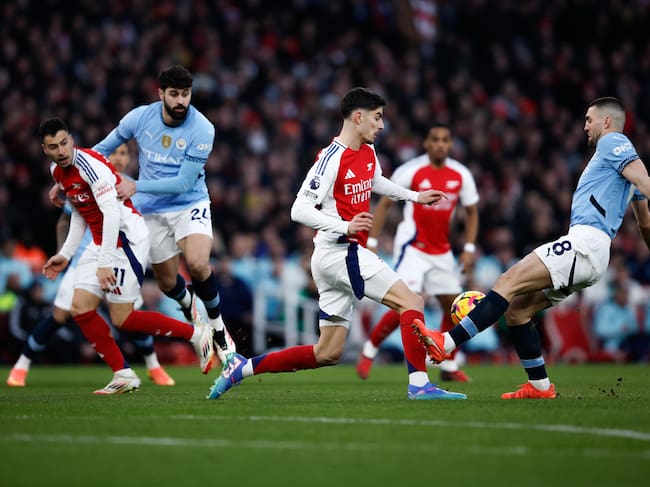 Arsenal vs. Manchester City. Foto: EFE/EPA/DAVID CLIFF