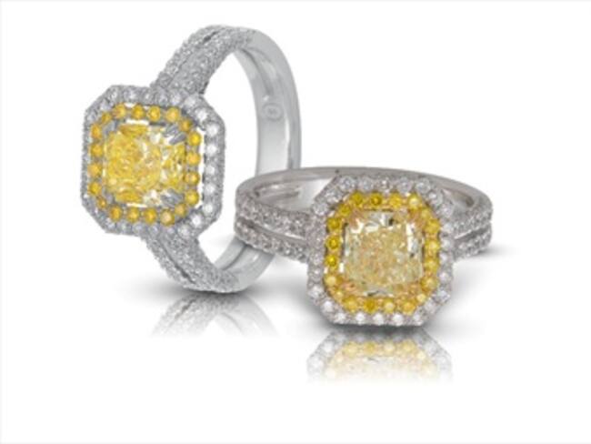 Anillos de compromiso. Foto: Joyería Sterling