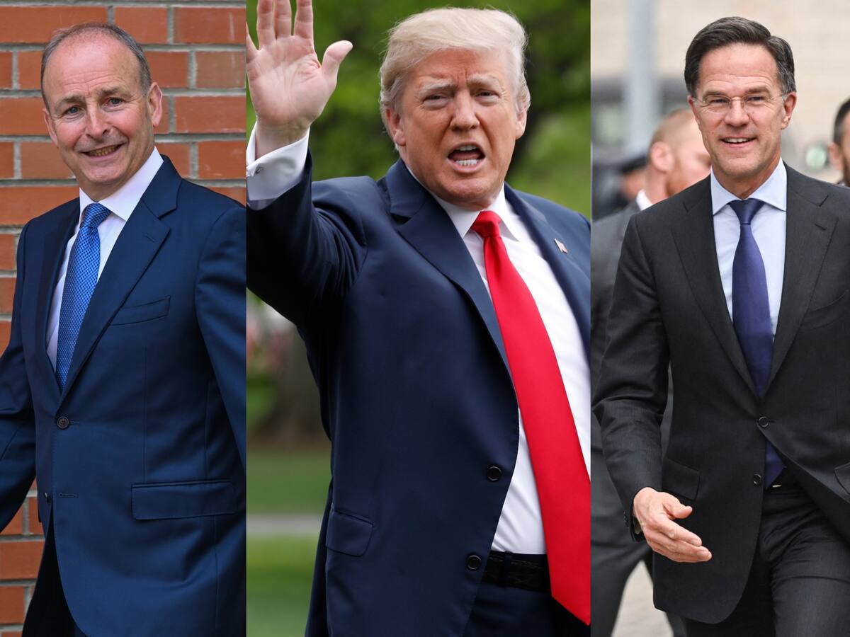 Trump recibirá en los próximos días al primer ministro irlandés y al secretario general de la OTAN