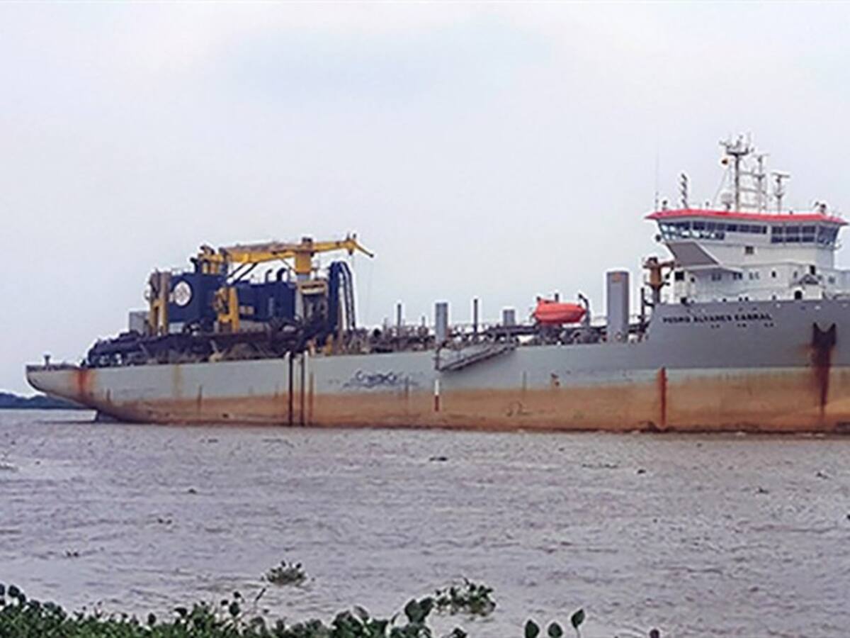 Dragado en el río Magdalena se seguirá realizando durante la cuarentena nacional