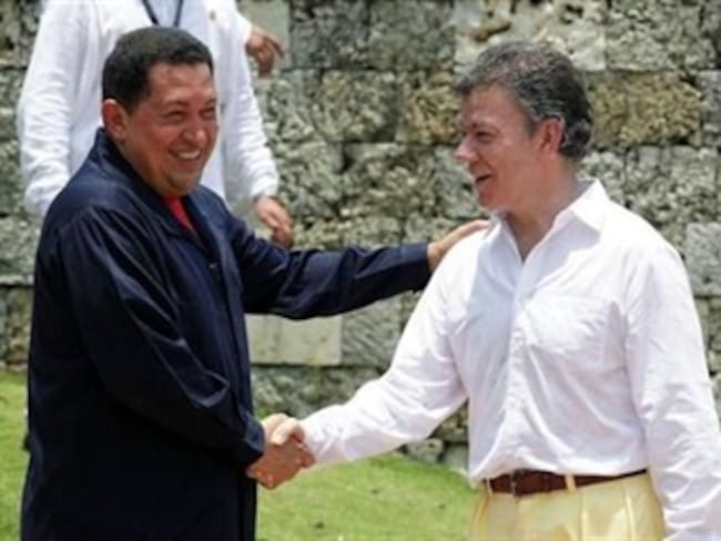 Colombia, un importante socio de Venezuela ausente en acto de apoyo a Chávez