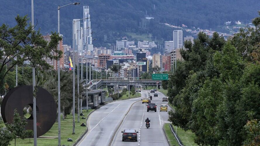 Avenida 26 en Bogotá. Foto: Colprensa - Camila Díaz