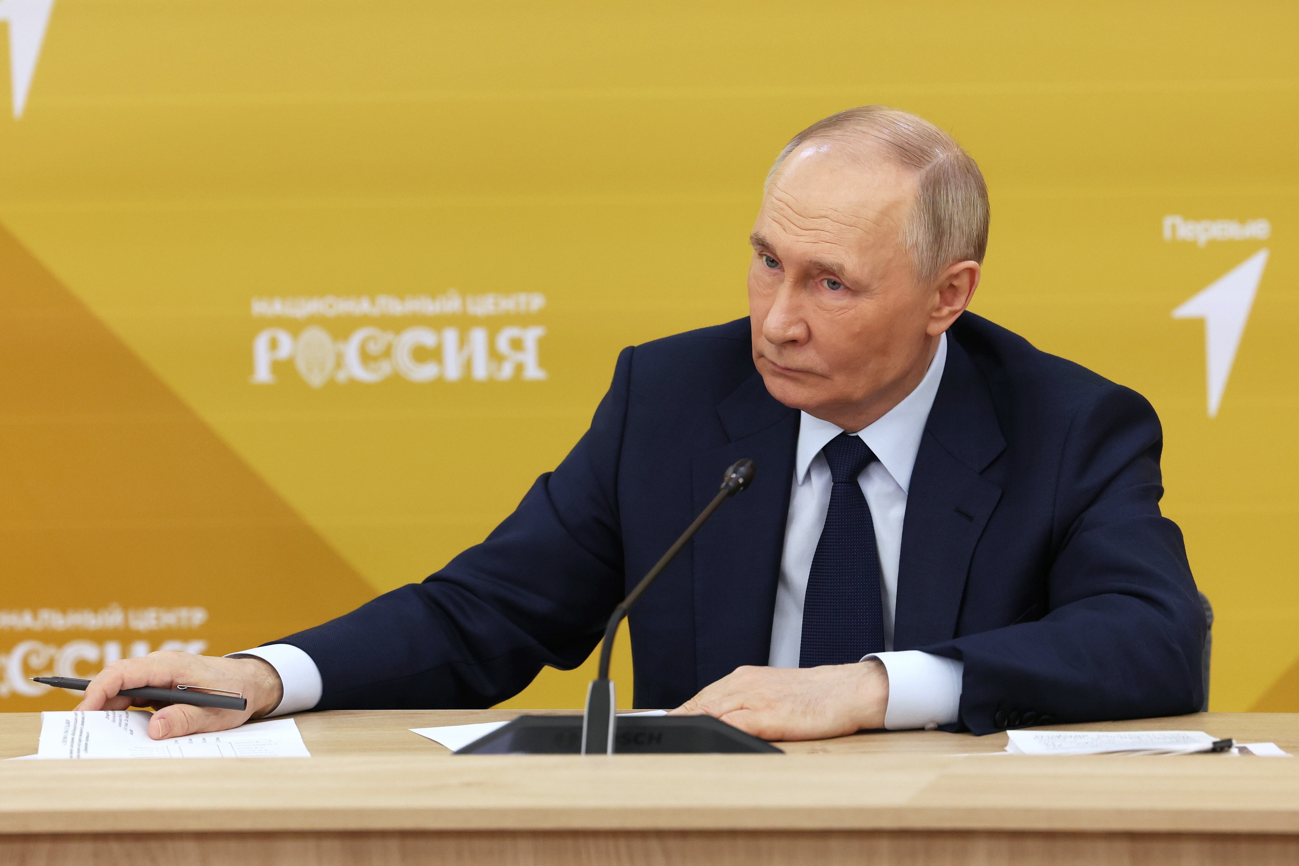 Vladimir Putin. FOTO: EFE/EPA/VYACHESLAV PROKOFYEV/SPUTNIK/KREMLIN POOL 