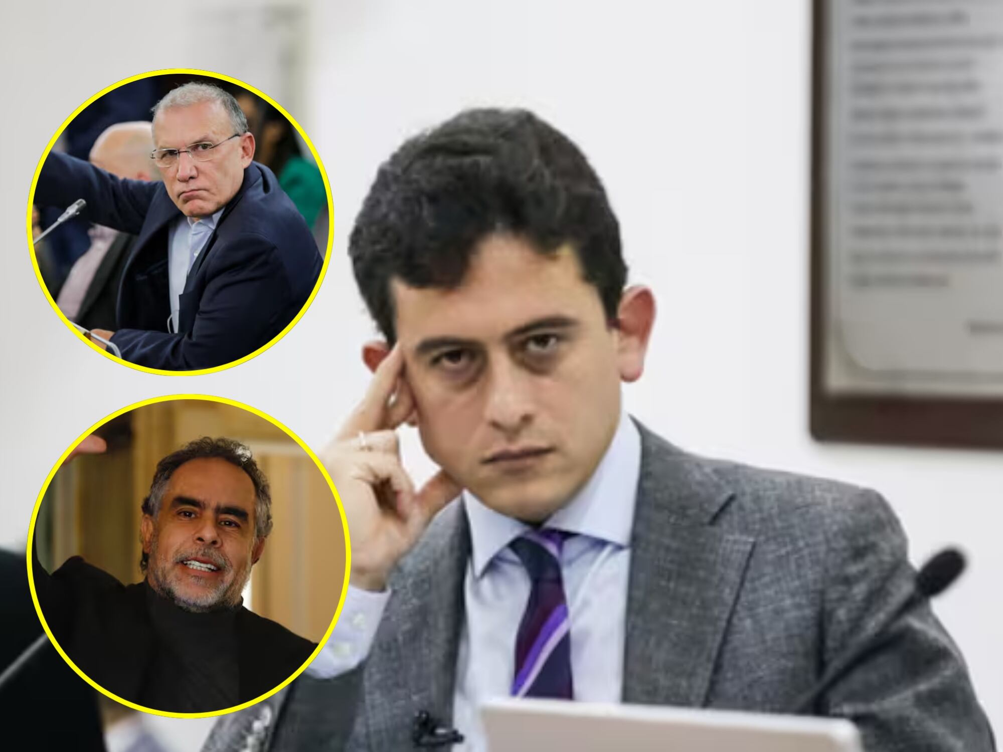 Luis Carlos Reyes, Roy Barreras y Armando Benedetti