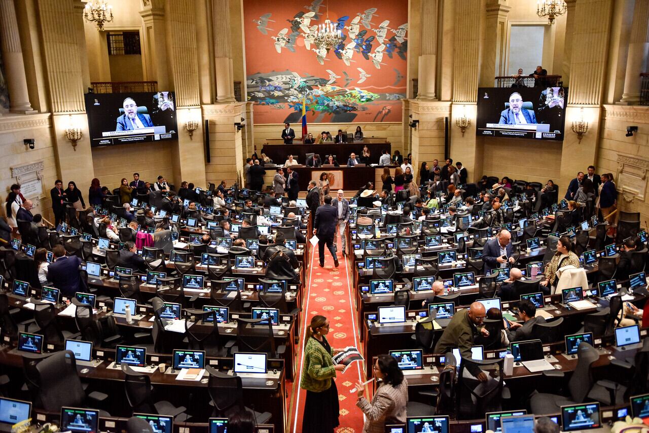 Bogotá. Marzo 05 de 2025. En la plenaria de la Cámara de Representantes, avanza el debate a la reforma de la Salud. (Colprensa - Cristian Bayona).