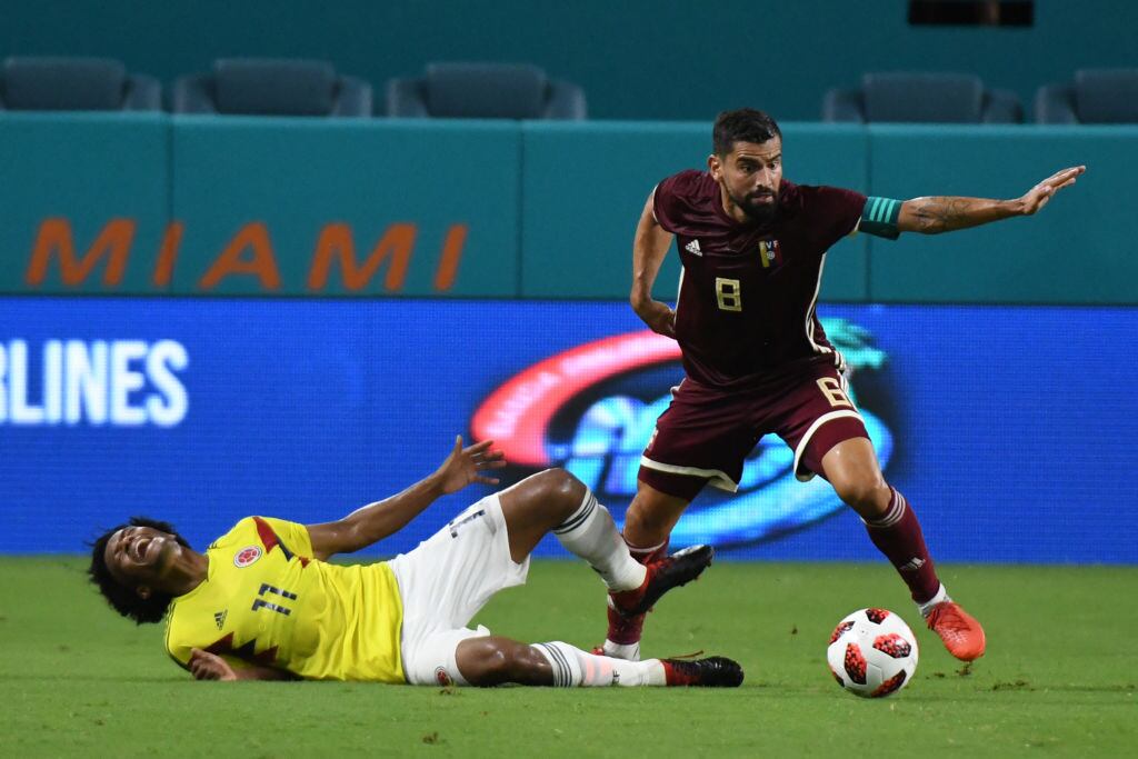 Selección Colombia igualó récord de Venezuela tras no anotar goles es 7 partidos seguidos. Foto: Eric Espada/Getty Images.