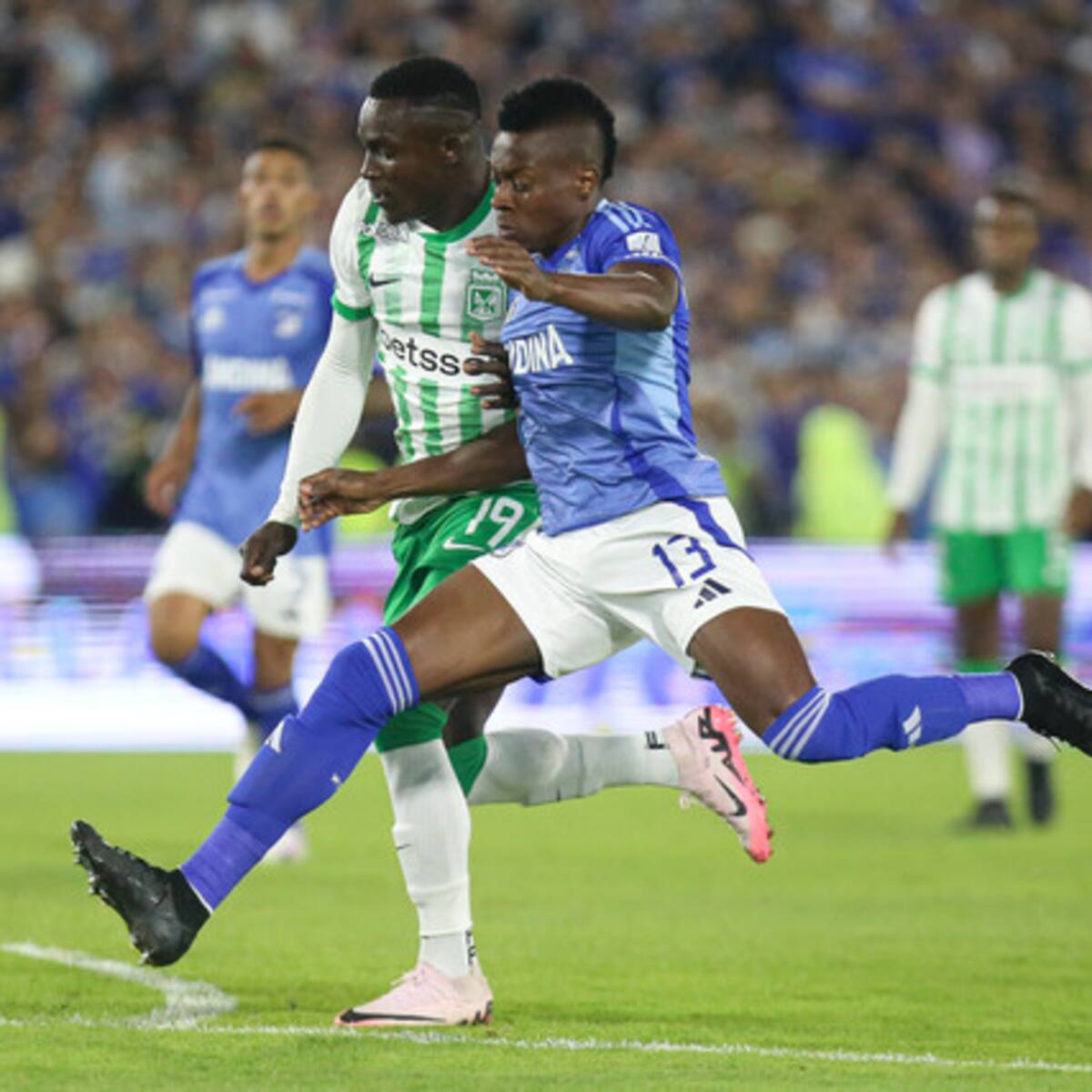 Millonarios y Nacional no se sacaron ventaja en El Campín y empataron 0-0