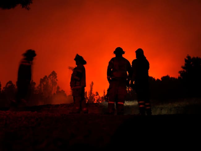 Incendios en Chile. Foto: Javier Torres / AFP via Getty Images