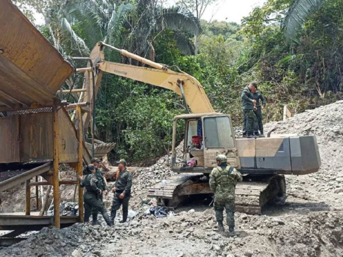 Ya son 38 personas capturadas en el departamento de Caldas por minería ilegal