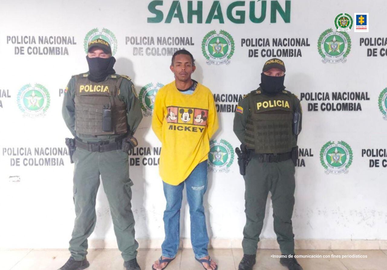 Hombre señalado de asesinar a un menor de edad en Córdoba. Foto: Fiscalía.