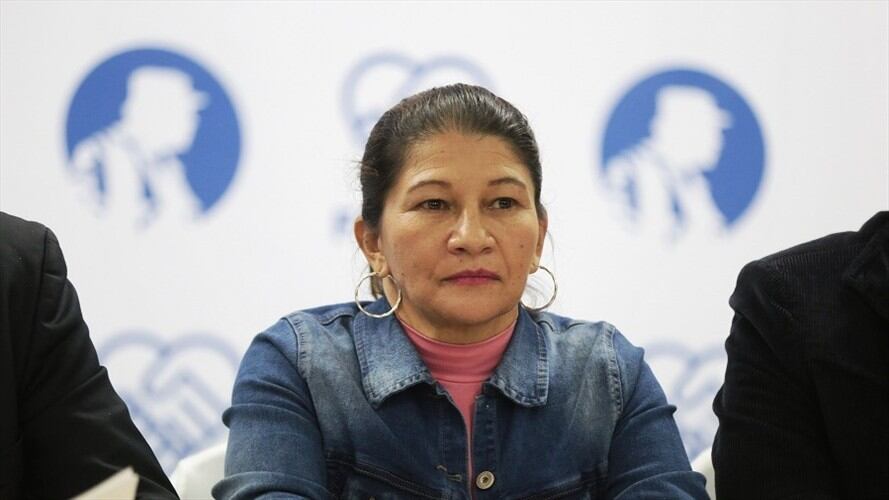 La congresista Sandra Ramírez es miembro del partido político Farc. Foto: Colprensa.