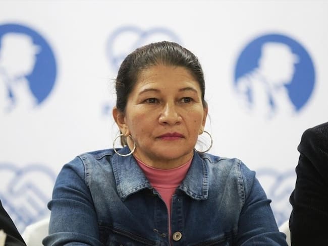 La congresista Sandra Ramírez es miembro del partido político Farc. Foto: Colprensa.