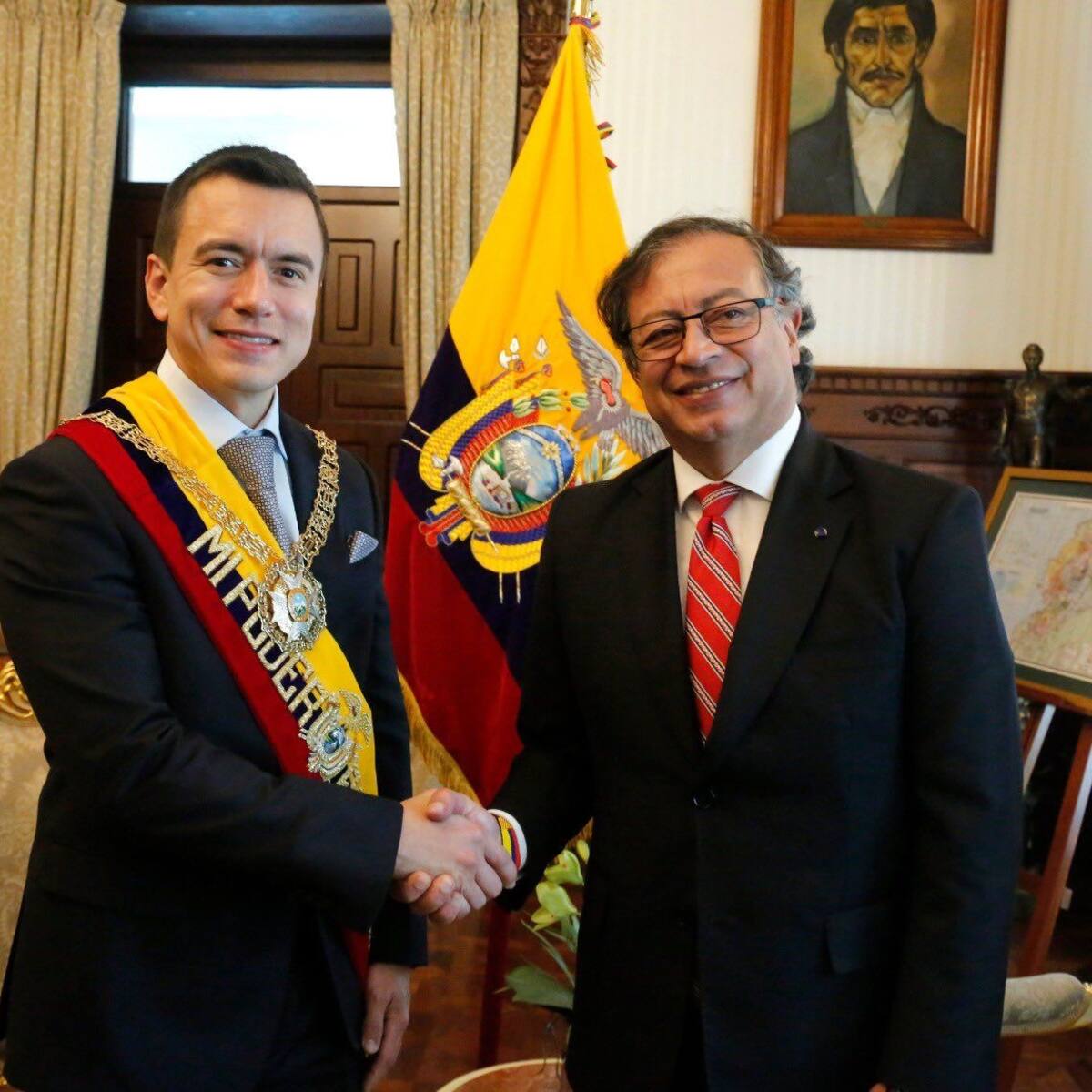 Petro asistirá a la posesión de Daniel Noboa como presidente de Ecuador